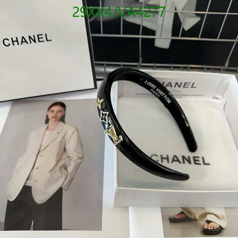 Louis Vuitton Monogram Headband - Elegant Black Hair Accessory for Women