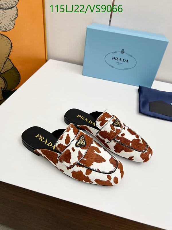 Prada Women's Cowhide Leather Mules - Stylish Slip-On Shoes