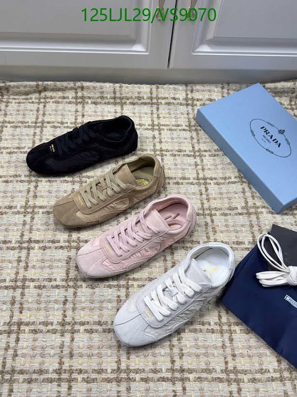 Prada Women's Low-Top Sneakers - Cowhide, Silk, Sheepskin - EU 35-40