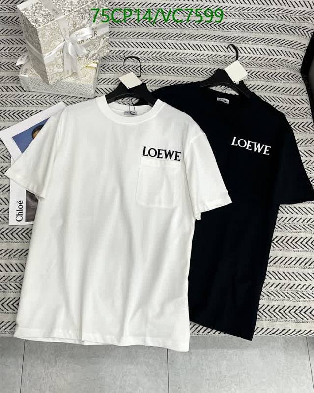 Loewe Unisex Cotton T-Shirt with Logo Print and Pocket - Classic & Comfortable