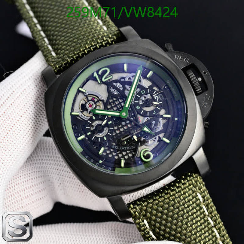 Panerai Mirror Quality Automatic Mechanical Watch with Green Strap - 44mm Case