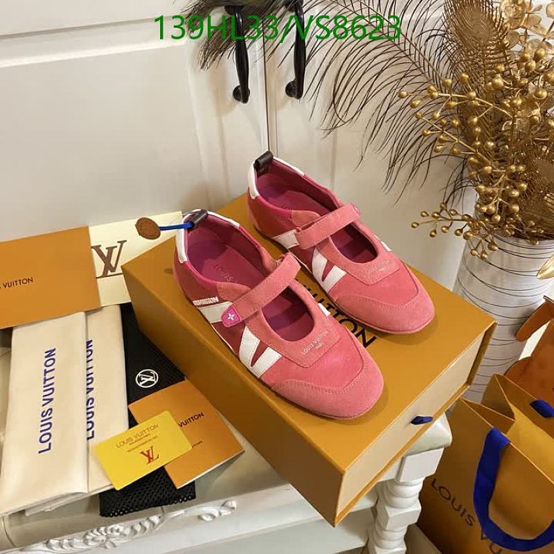 Louis Vuitton Women's Pink Suede Mary Jane Sneakers