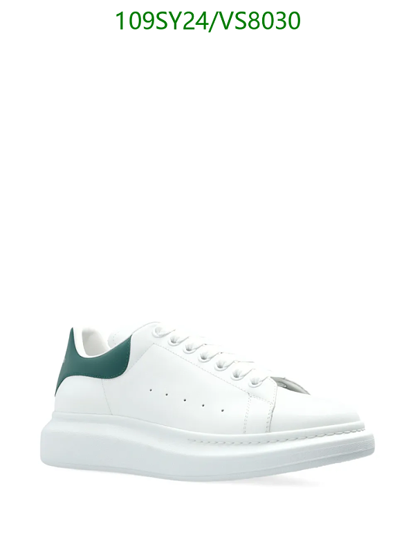 Alexander McQueen Women's Oversized Sneaker - White/Green Accent