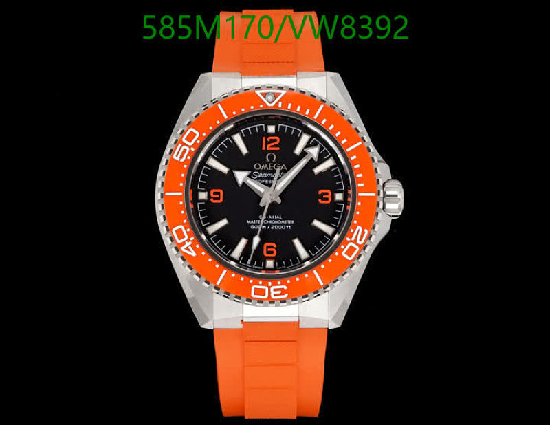Omega Seamaster Planet Ocean Automatic Watch - 42mm Sapphire, Steel, Orange