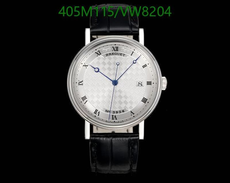 Breguet Automatic Mechanical Watch with Sapphire Glass and Cowhide Strap