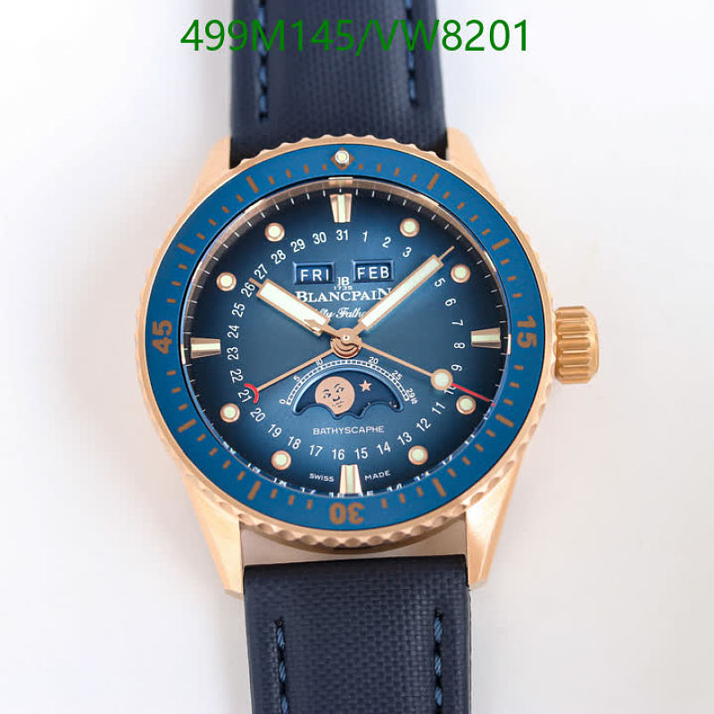 Blancpain Bathyscaphe Automatic Mechanical Watch Sapphire Glass Ceramic 43mm
