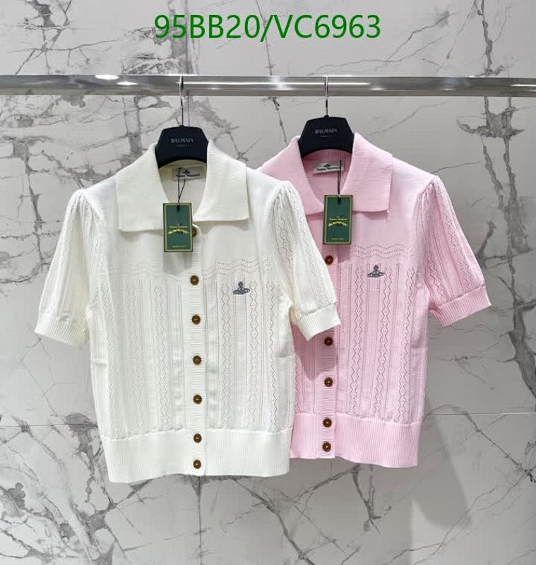 Vivienne Westwood Knit Polo Shirt - Stylish Short Sleeve Cardigan for Women