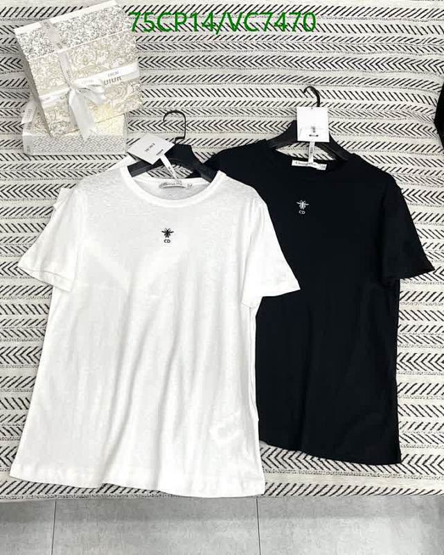 Dior Bee Embroidered Cotton T-Shirt for Men - Classic & Comfortable Fit