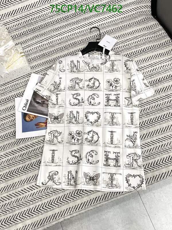 Dior Unisex Cotton T-Shirt with Allover Monogram Print - Classic & Comfortable