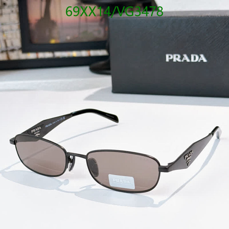 Prada Oval Frame Sunglasses with Dark Lenses - Stylish & Protective Eyewear 17 Prada Oval Frame Sunglasses with Dark Lenses - Stylish & Protective Eyewear