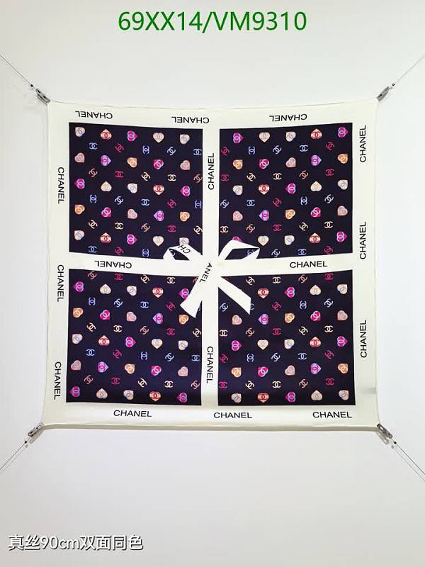 Chanel Silk Scarf 90x90CM - Elegant Luxury for Women, VM9310