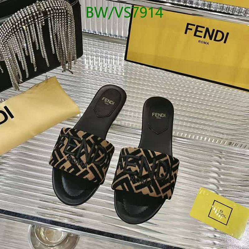Fendi Women's FF Motif Flat Pool Slides - Luxurious Sheepskin & Leather