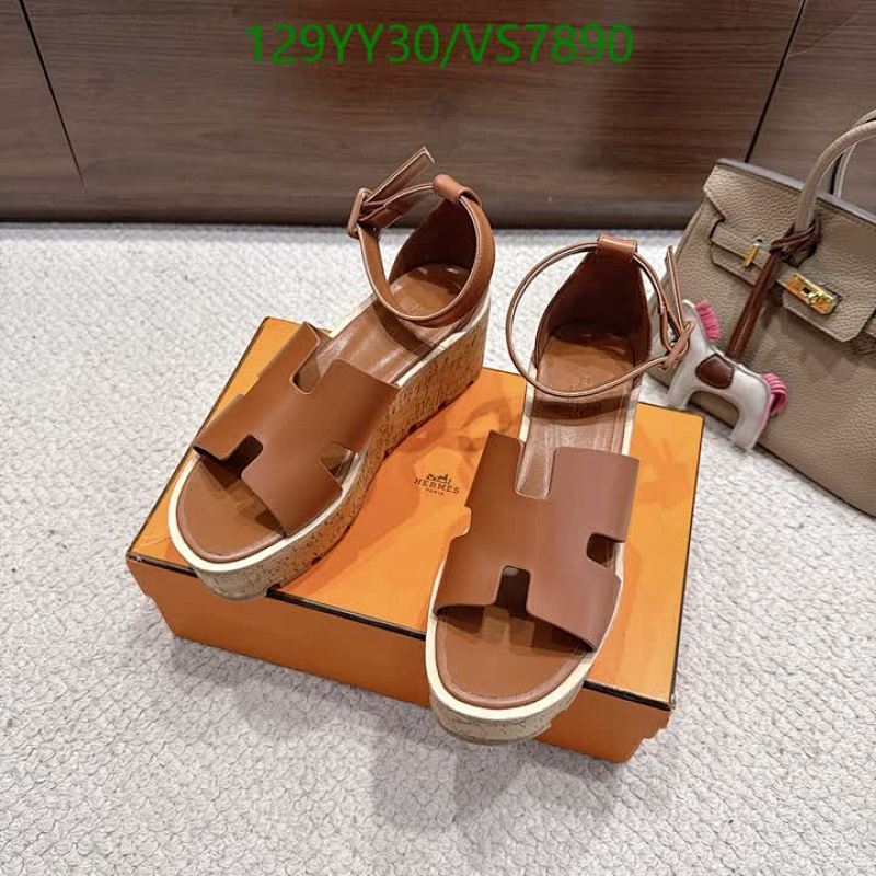 Hermes Chypre Wedge Sandals for Women - Comfortable Platform Shoes