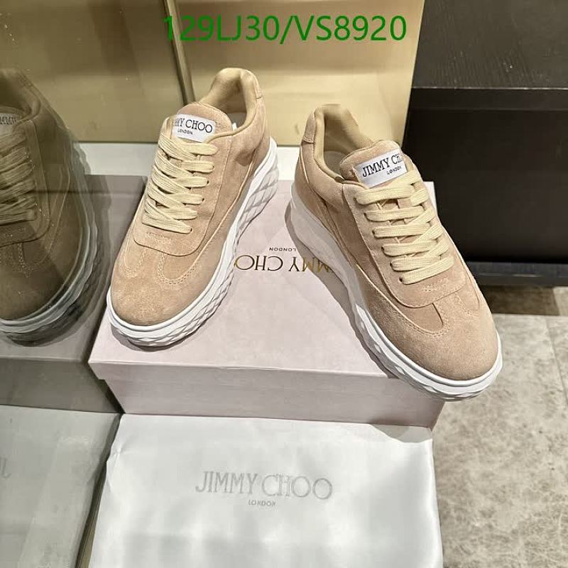 Jimmy Choo Women's Suede Low-Top Sneakers - Beige