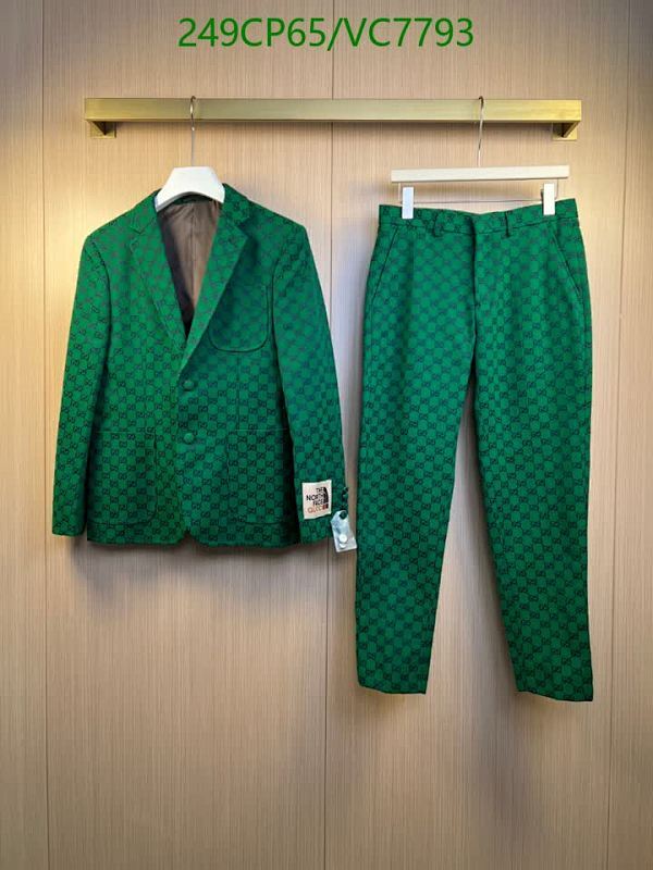 Gucci Green Monogram Suit - Stylish Formal Wear for Men | Sizes 48-58