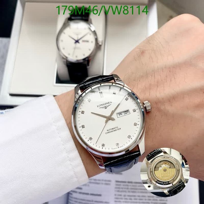 Longines Automatic Chronometer Men's Watch with Leather Strap