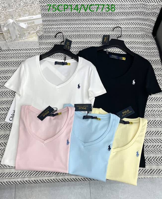 Ralph Lauren Women's Classic V-Neck Cotton T-Shirts - Soft & Breathable