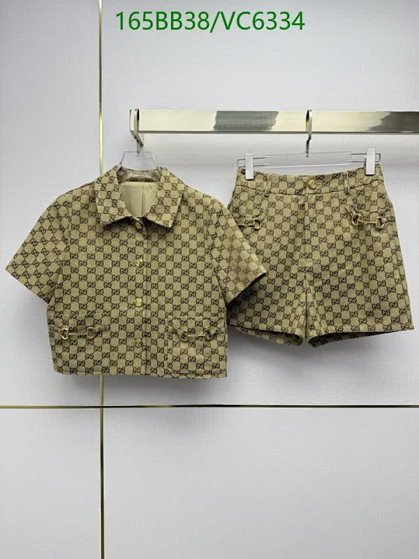 Gucci GG Monogram Crop Top & Shorts Set - Stylish Two-Piece Outfit for Women