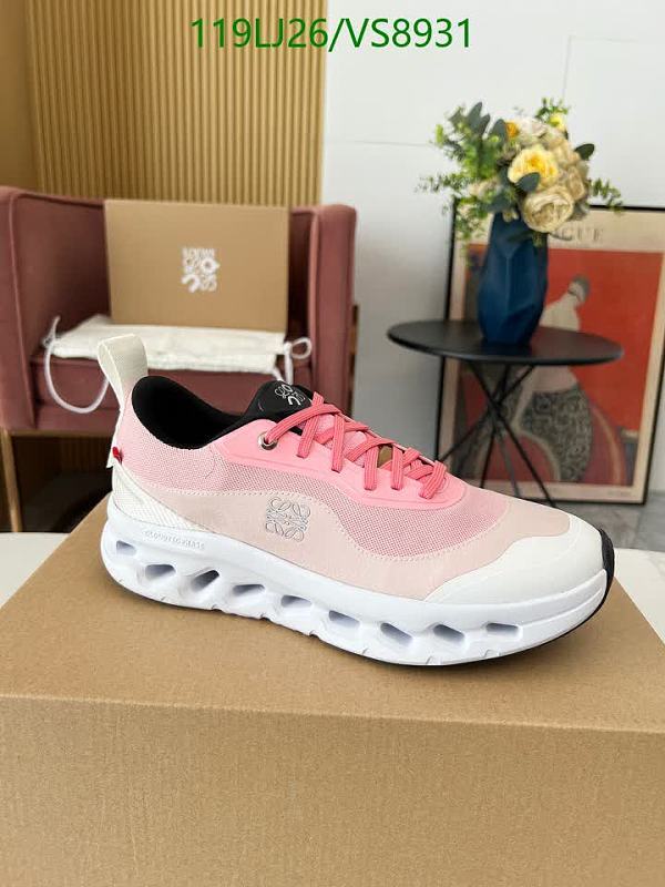 Loewe Men's Pink Polyester Mesh Running Shoes - EU 36-45