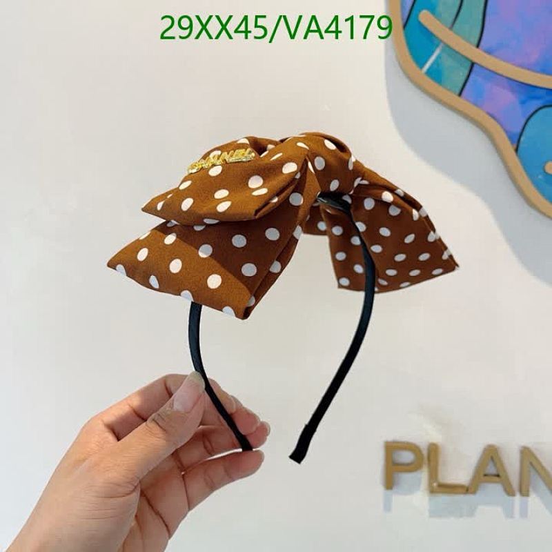 Chanel Polka Dot Bow Headband - Chic Hair Accessory for Women and Girls