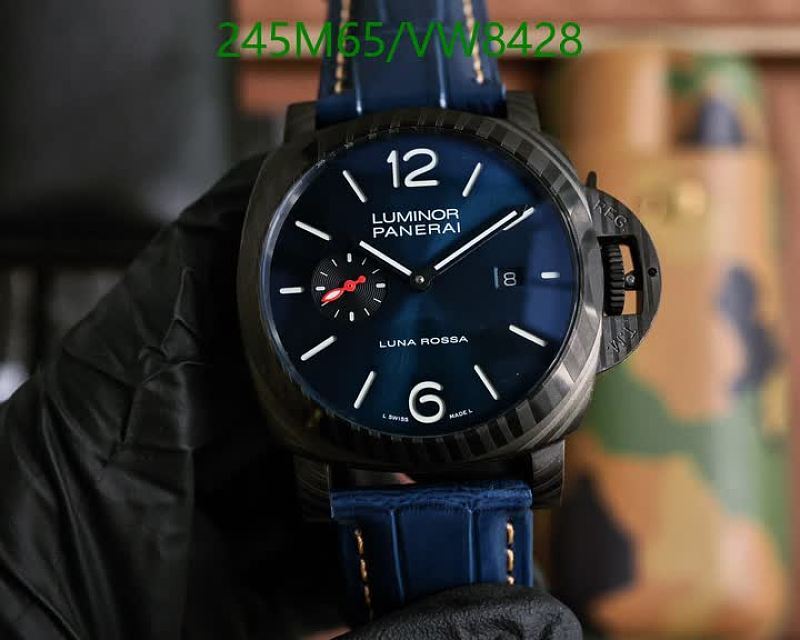 Panerai Luminor Luna Rossa Automatic Mechanical Watch - Blue Dial & Strap