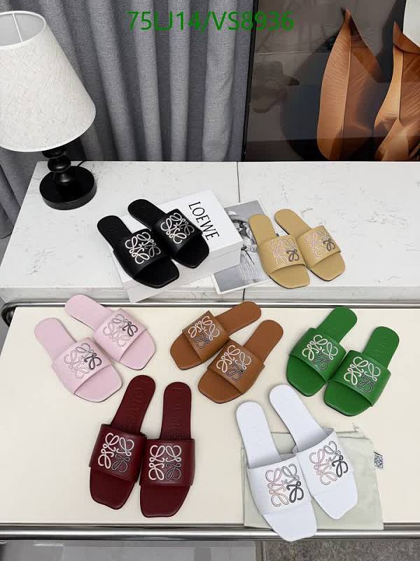 Loewe Women's Leather Slide Sandals - Comfortable & Stylish Footwear