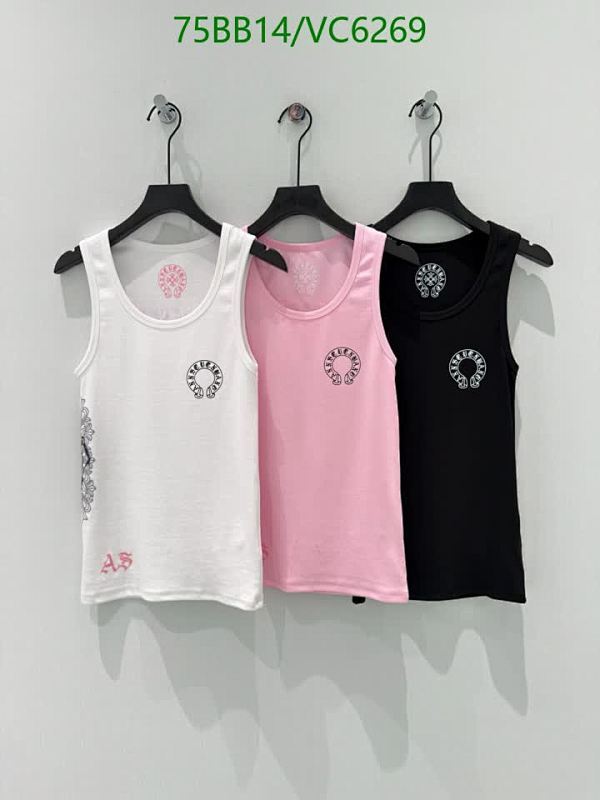 Chrome Hearts Classic Horseshoe Logo Tank Top - Unisex Cotton Sleeveless Tees