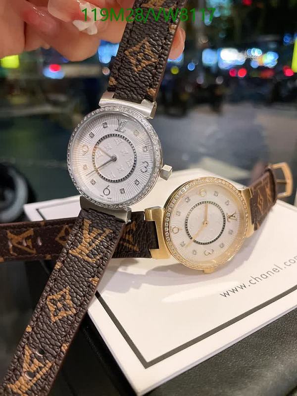 Louis Vuitton Women's Quartz Watch with Sapphire Crystal and Cowhide Strap