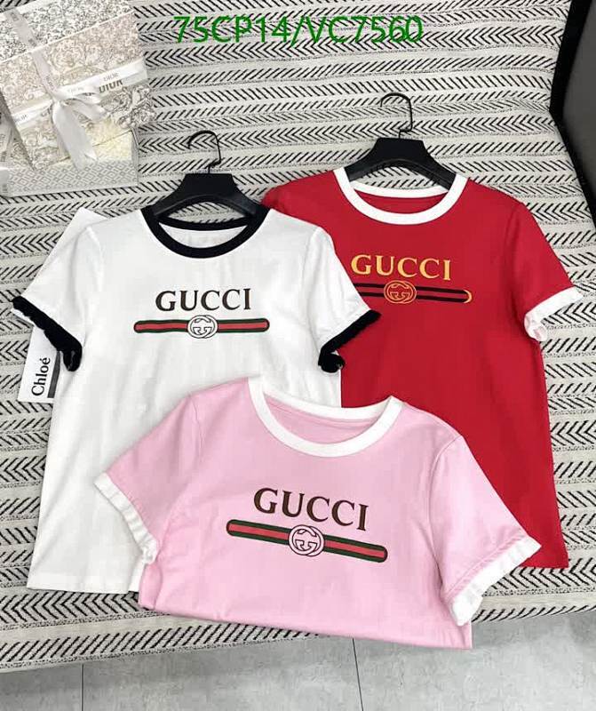 Gucci Casual Cotton T-Shirt with Iconic Logo Print for Women - Summer Collection