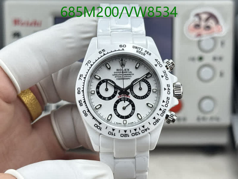 Rolex Daytona Chronograph White Ceramic Automatic Watch for Men 40mm