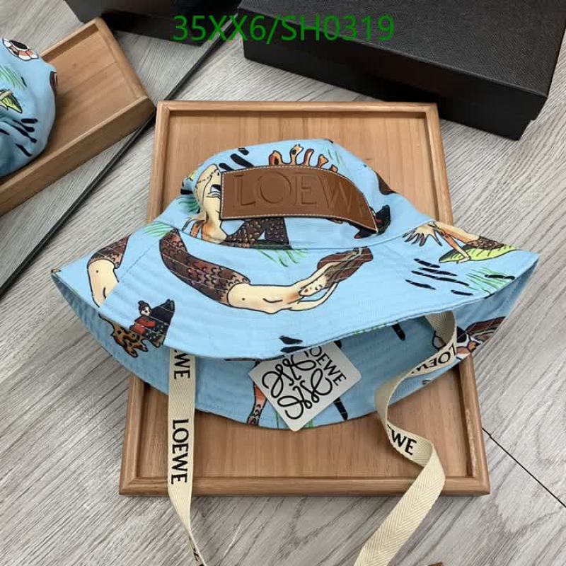 Loewe Mermaid Print Bucket Hat - Stylish & Reversible Designer Headwear