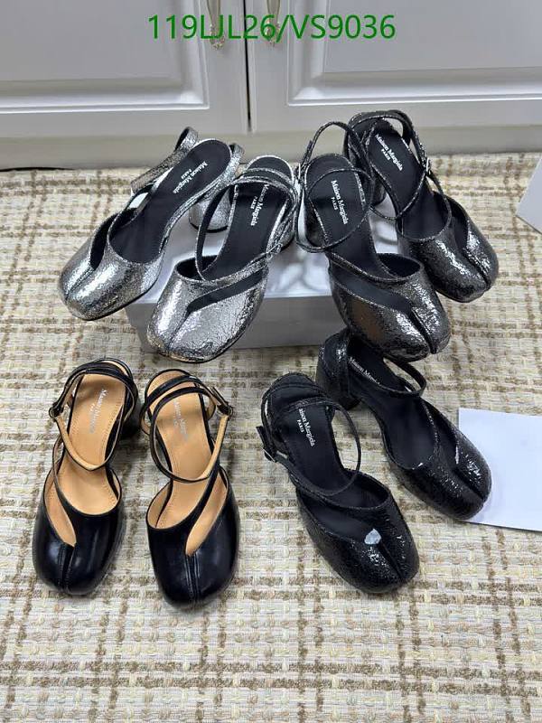 Maison Margiela Women's Genuine Leather Slingback Shoes