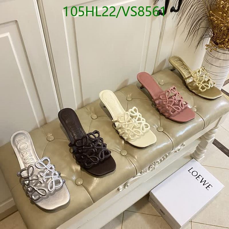 Loewe Women's Leather Slide Sandals - Elegant & Chic