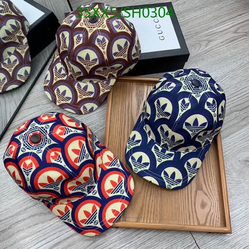 Gucci x Adidas Trefoil Pattern Baseball Cap - Stylish & Adjustable Headwear