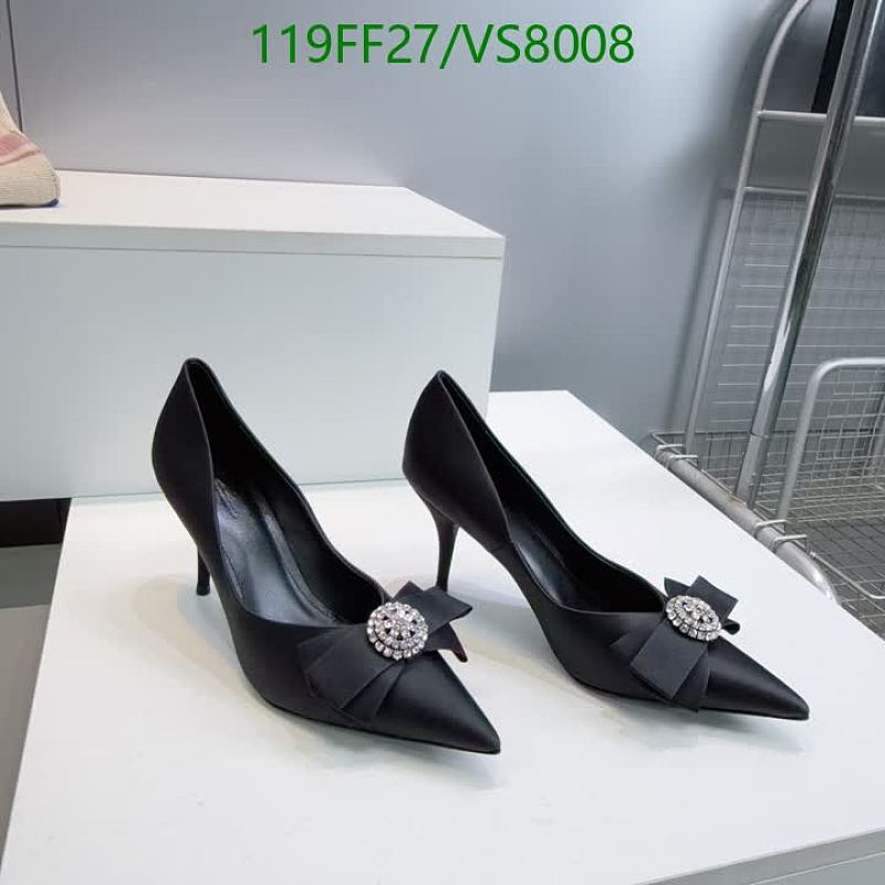 Balenciaga Women's Black Silk Bow Stiletto Heel Pumps