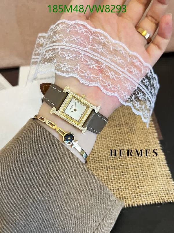 Hermes H Hour Mirror Quality Watch Stainless Steel Mother of Pearl Sapphire