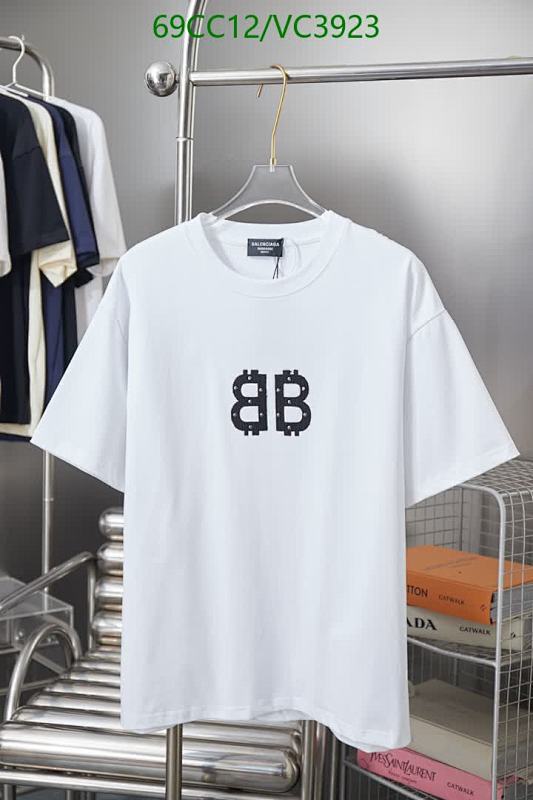 Balenciaga Unisex Cotton T-Shirt with Iconic BB Logo - Classic White Crew Neck 6 Balenciaga Unisex Cotton T-Shirt with Iconic BB Logo - Classic White Crew Neck