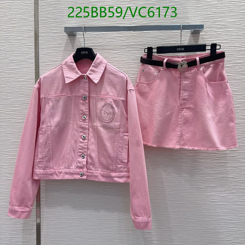 Dior Women's Pink Denim Jacket & Mini Skirt Set - Stylish & Versatile Outfit