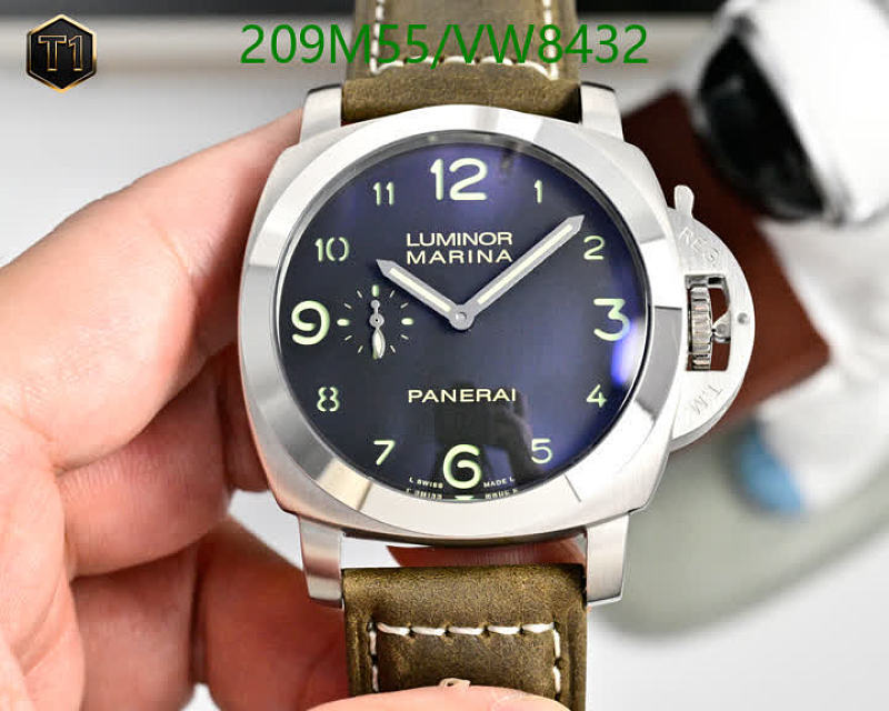 Panerai Luminor Marina Automatic Watch - Sapphire Glass & Genuine Leather