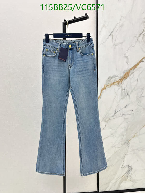 Louis Vuitton Women's Denim Bell Bottom Jeans - Comfortable & Stylish Fit