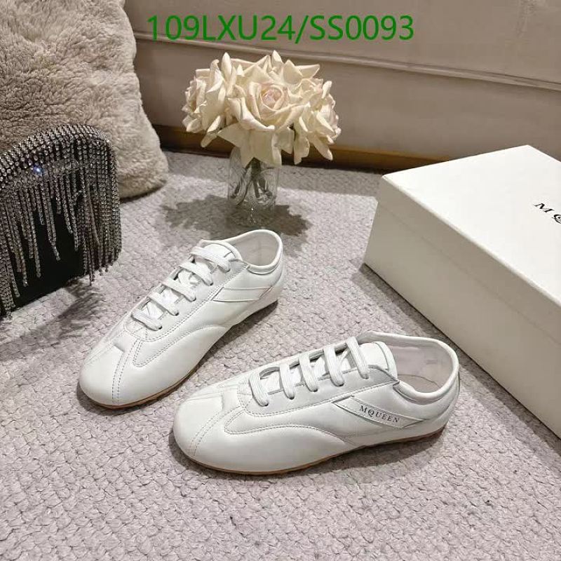 Alexander McQueen Women's White Leather Sneakers - Chic & Comfortable EU 35-40