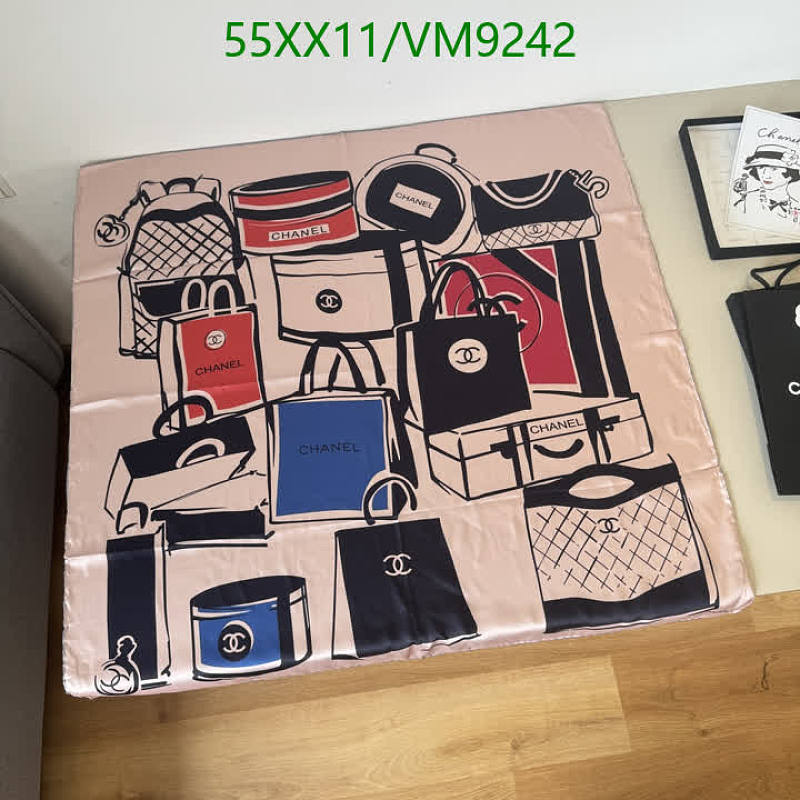 Chanel Real Silk Scarf 90x90CM - Elegant Accessory for All Seasons