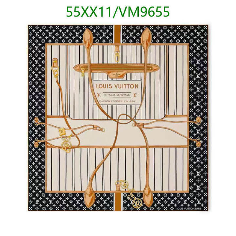 Louis Vuitton 90x90cm Mulberry Silk Scarf - VM9655