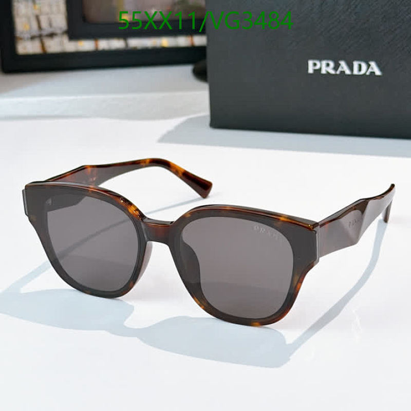 Prada VG3484 Tortoiseshell Square Sunglasses - Stylish UV Protection 23 Prada VG3484 Tortoiseshell Square Sunglasses - Stylish UV Protection