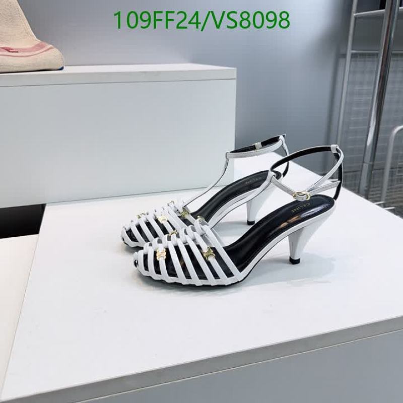 Celinee Women's White Sheepskin & Leather Heeled Sandals - EU 35-41