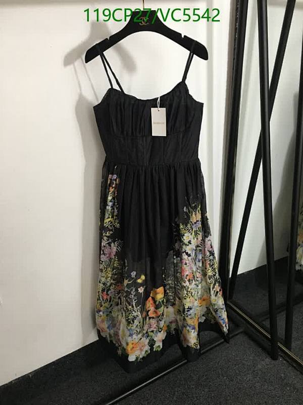 Zimmermann Elegant Floral Midi Dress - Black Spaghetti Strap Summer Dress