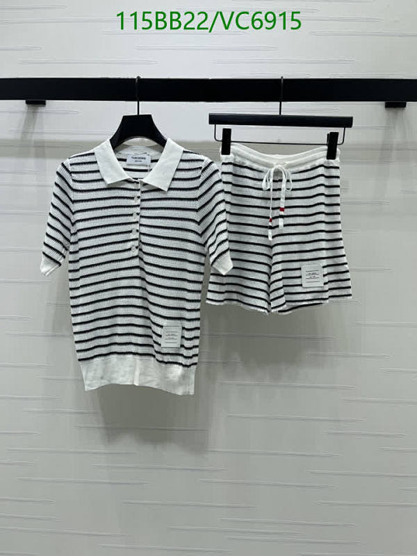 Thom Browne Striped Knitted Polo Shirt & Shorts Set - Comfortable & Stylish