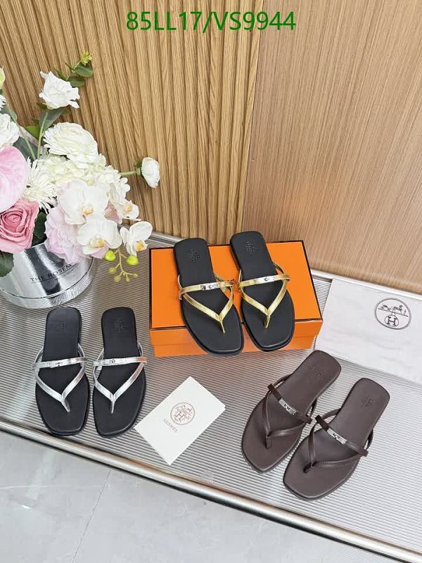 Hermes Women's Genuine Leather Sandals - Stylish & Comfortable Flat Flip-Flops