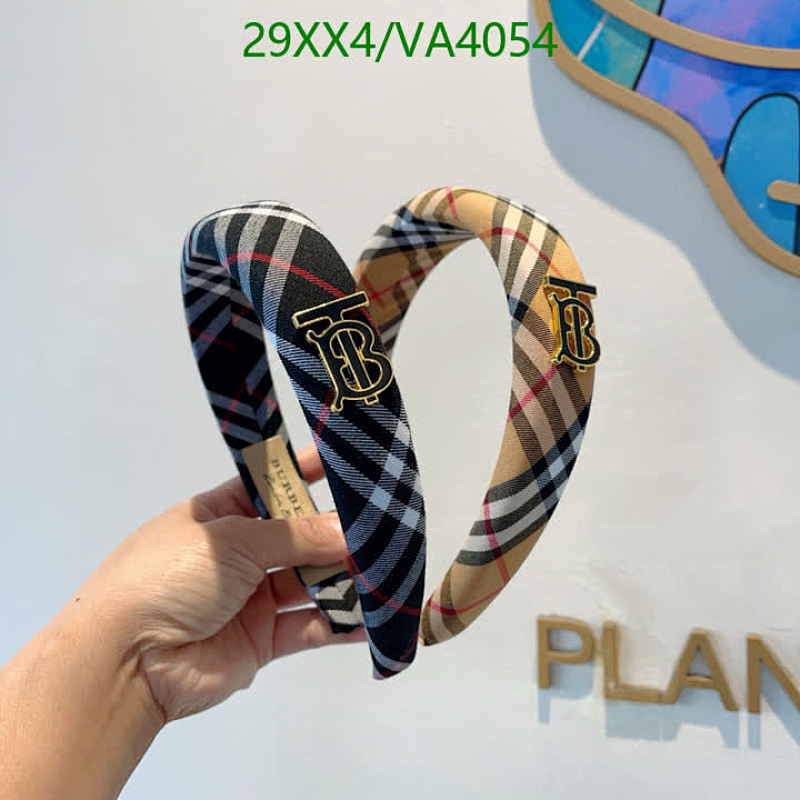 Burberry Plaid Headbands with TB Monogram - Classic Check Print Hair Accessories