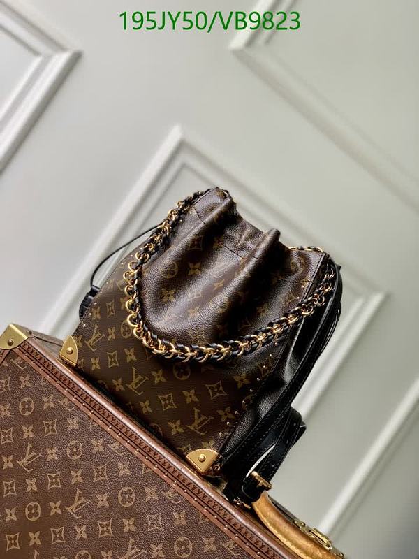 Louis Vuitton Monogram Chain Bucket Bag - Mirror Quality